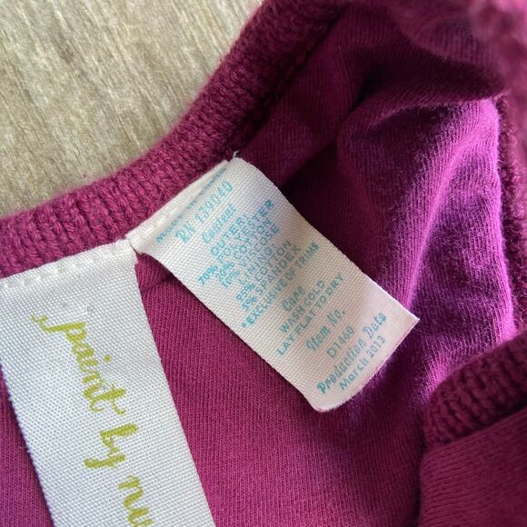 Matilda Jane Girls Jumper Size 8 Plum Aurora Sweater Paint by Numbers RUNS SMALL - Picture 6 of 7